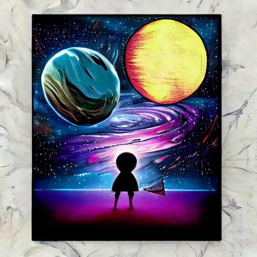 Jasper AI Art of Outer Space 
